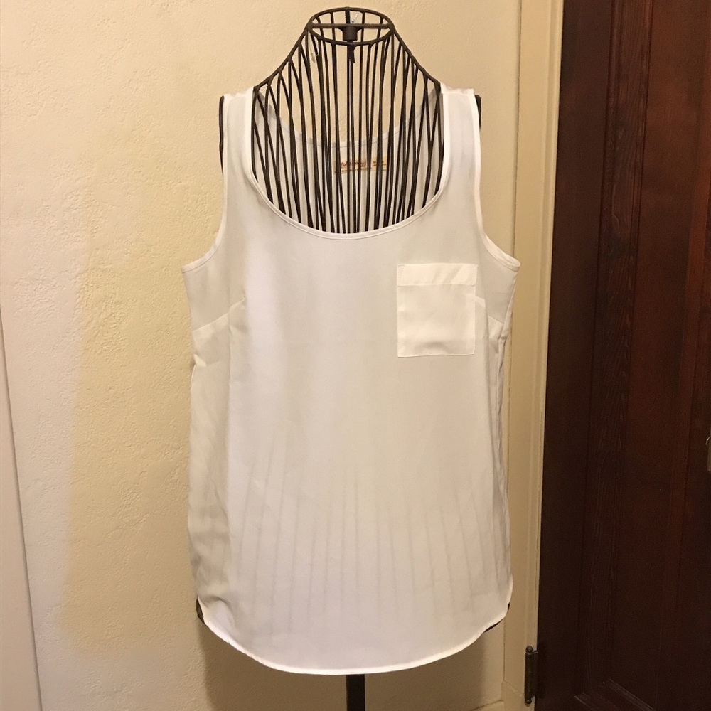 White tank top